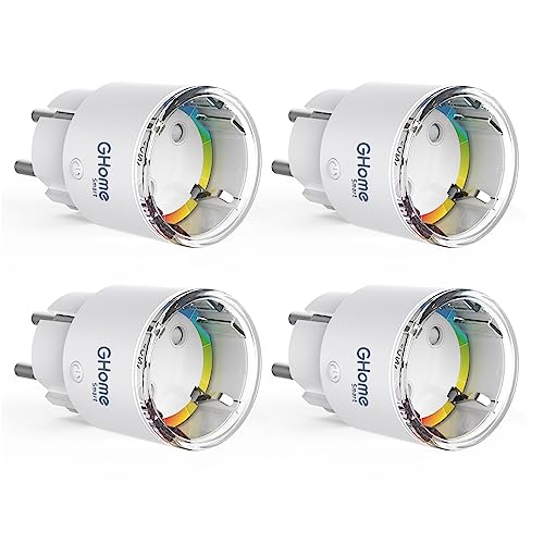 GHome Smart WLAN Steckdose, Kleinste WiFi...
