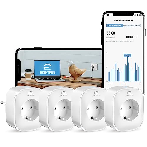 Wlan Smart Steckdose mit Strommessung, Alexa...