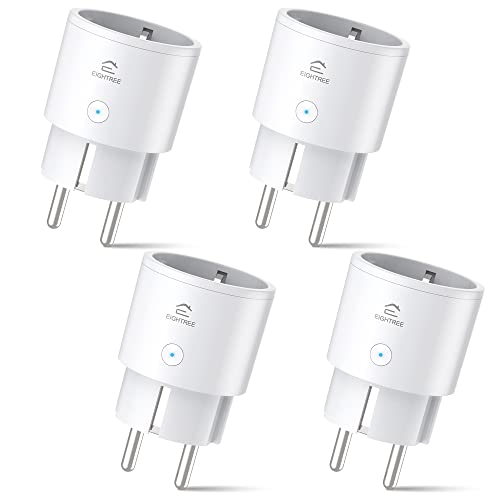 Alexa Steckdose 4er Pack, EIGHTREE Smart WLAN...